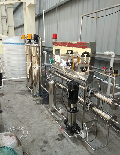 Automatic package drinking water plant